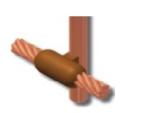Exothermic-Weld-Copper-Cable-To-Ground-Rod-X-Joint